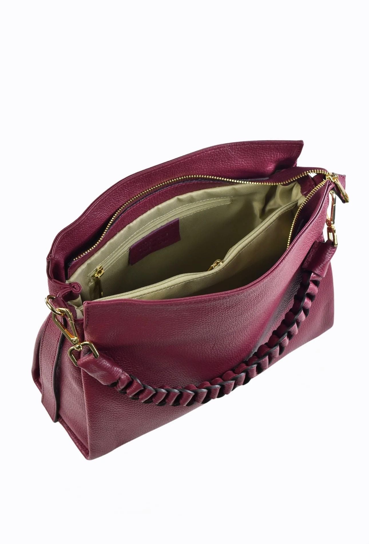 Borsa con treccia