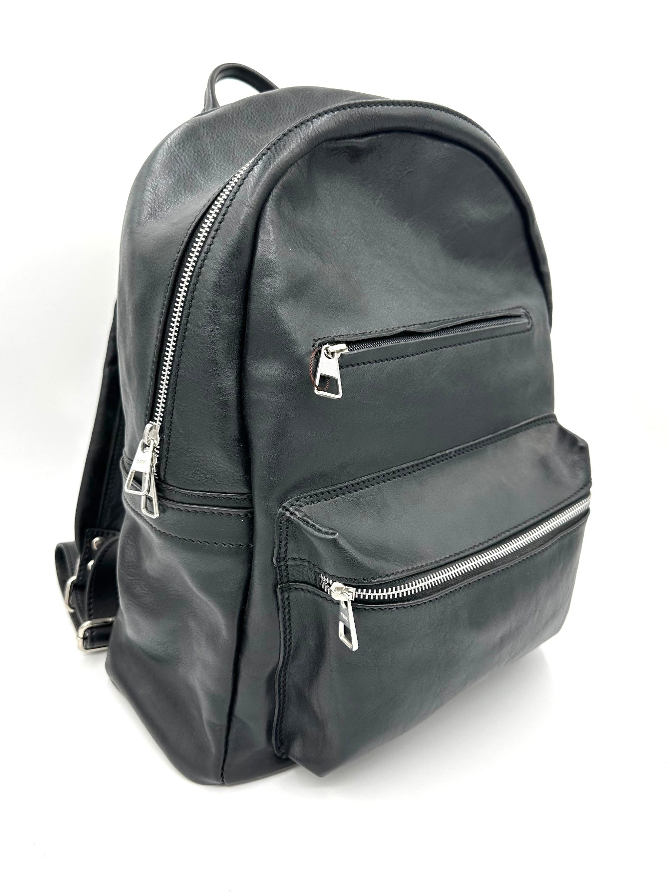zaino in cuoio due tasche