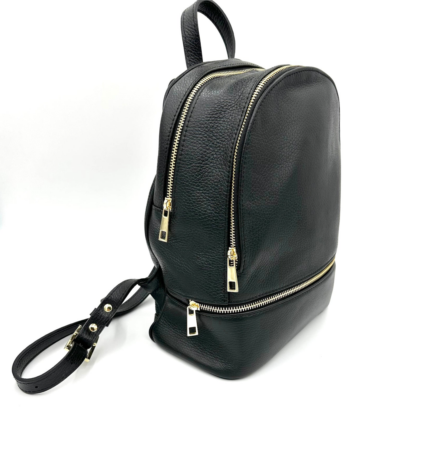 zaino donna in pelle martellata