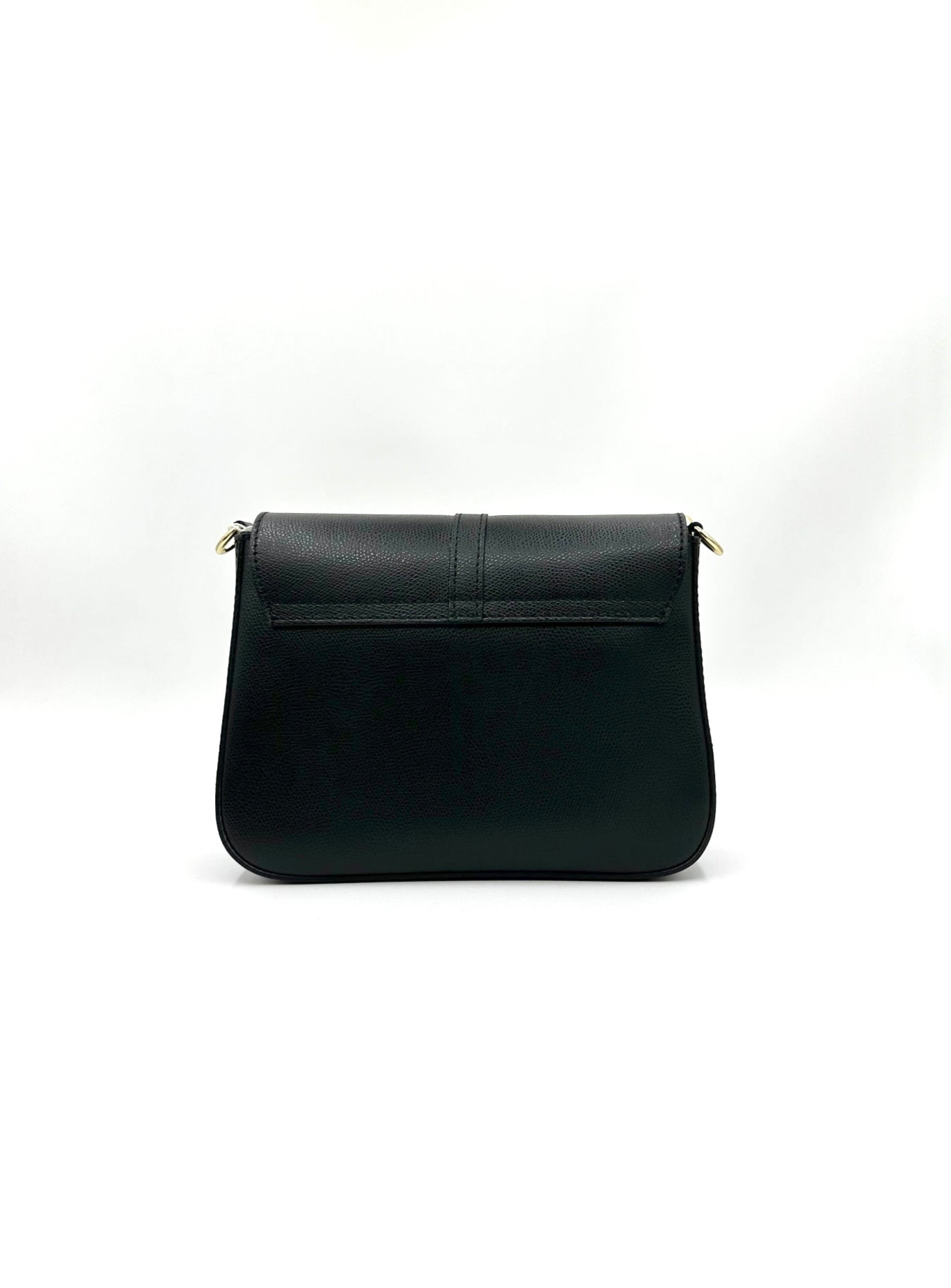 borsa tracolla con patella in safiano