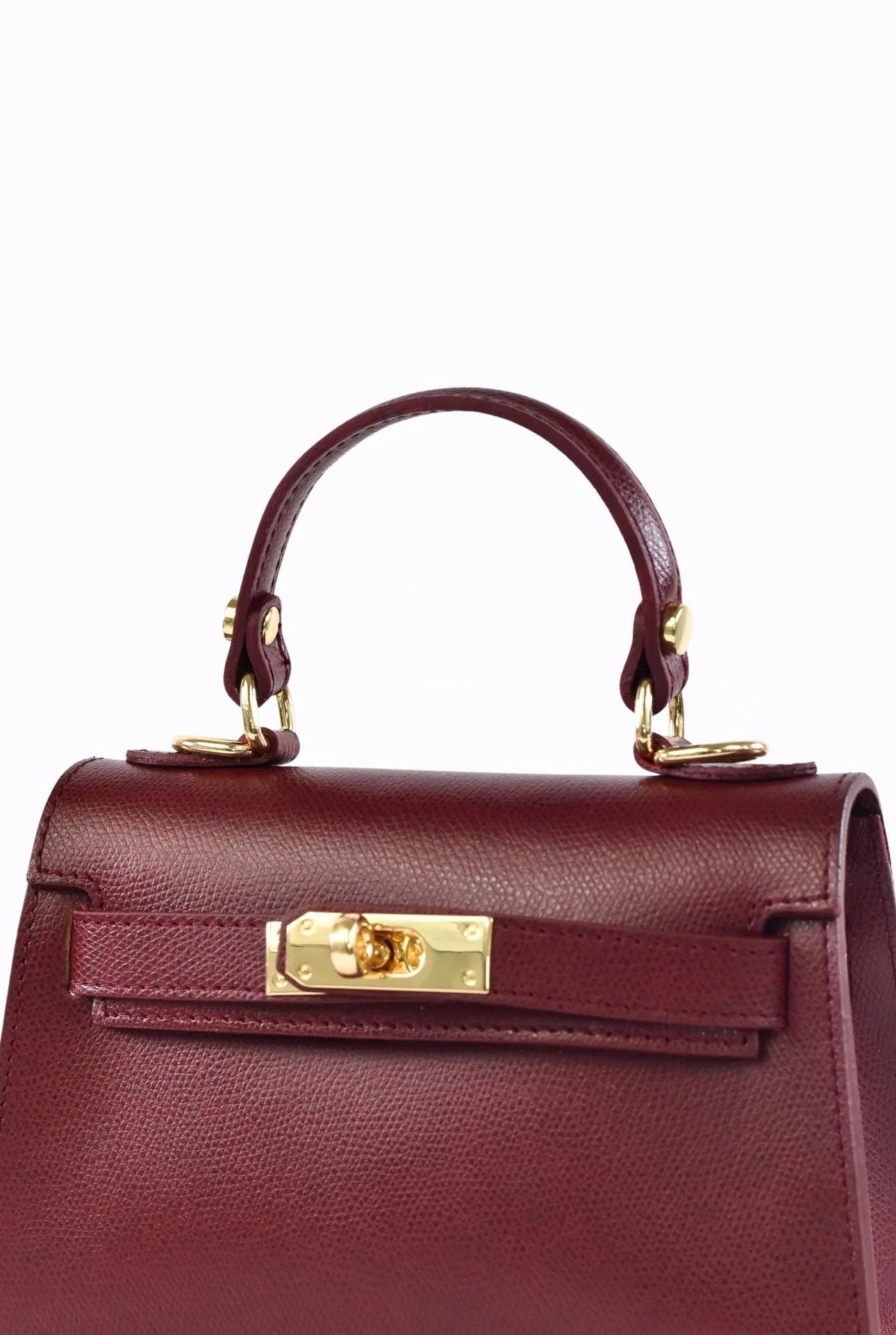 Borsa tracolla in safiano