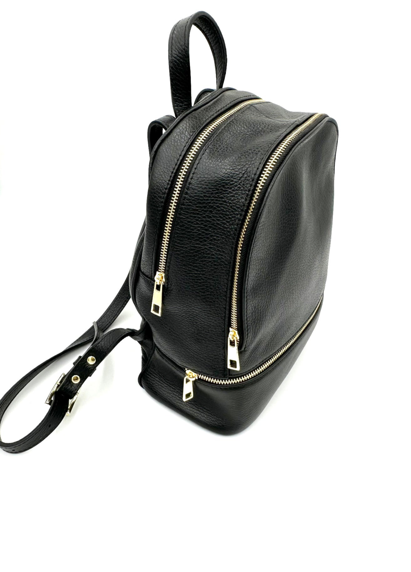 zaino donna in pelle martellata