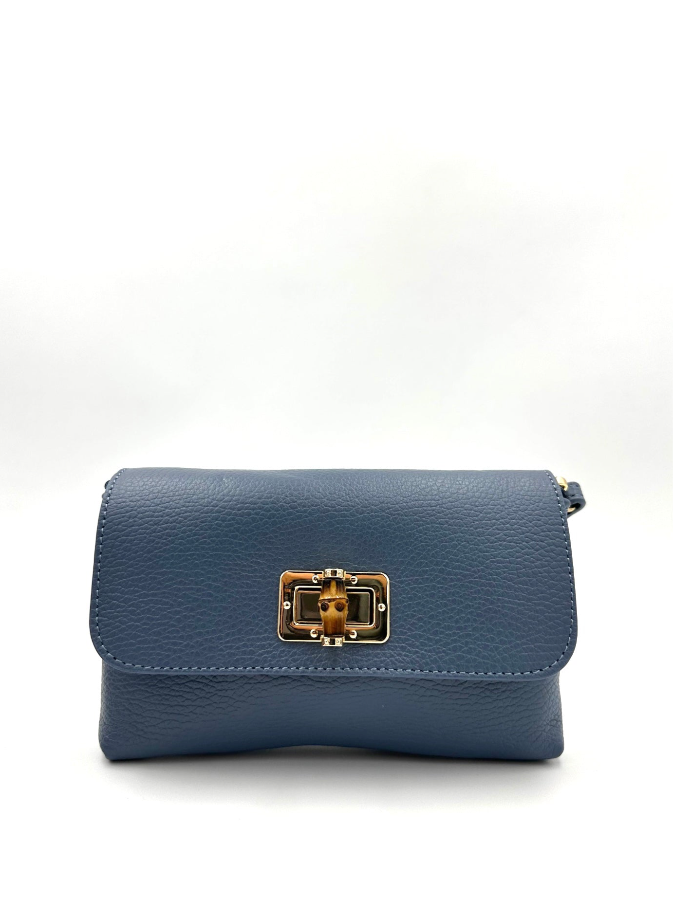Borsa piccola con dettaglio in bambù