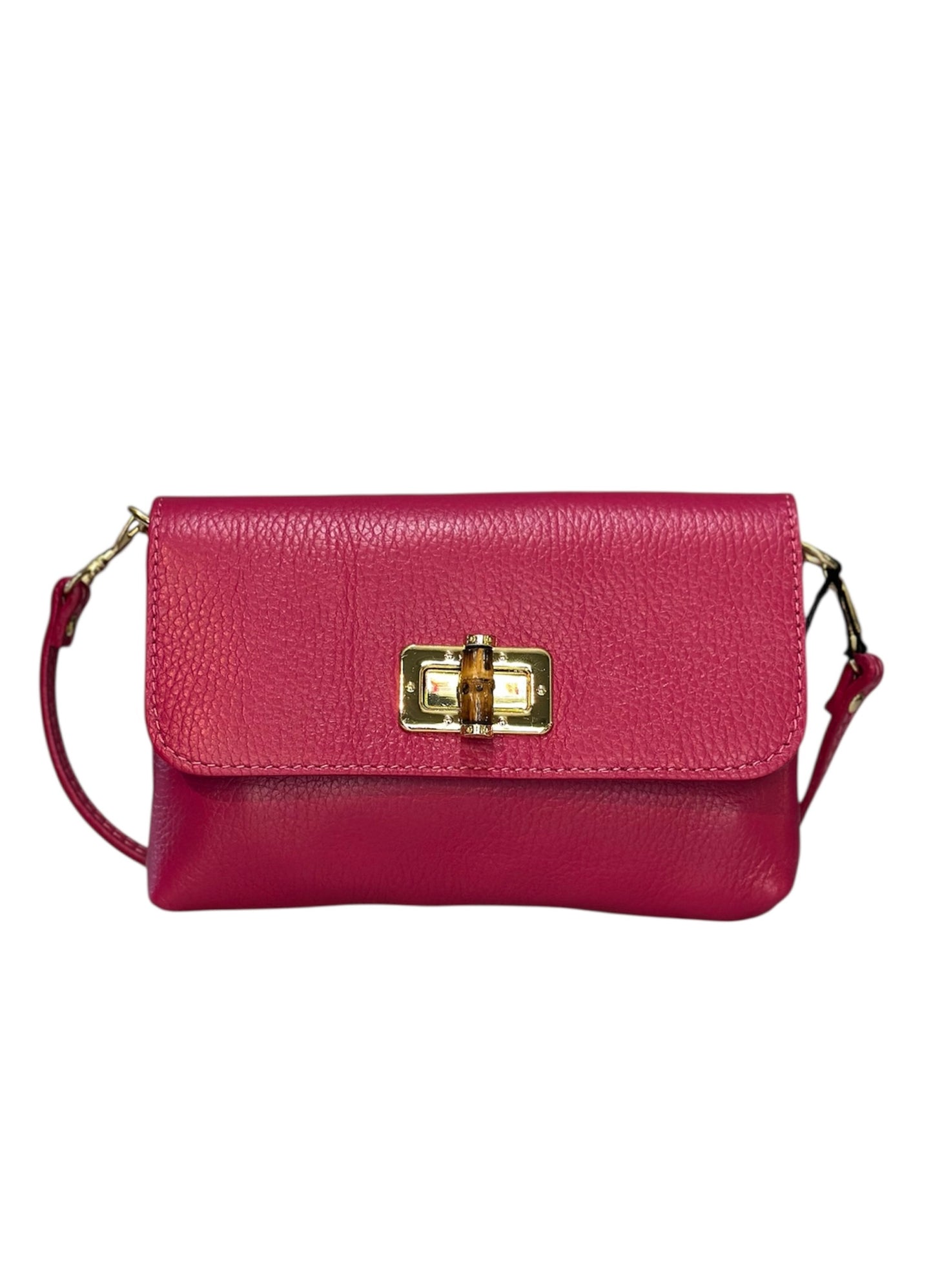 Borsa piccola con dettaglio in bambù