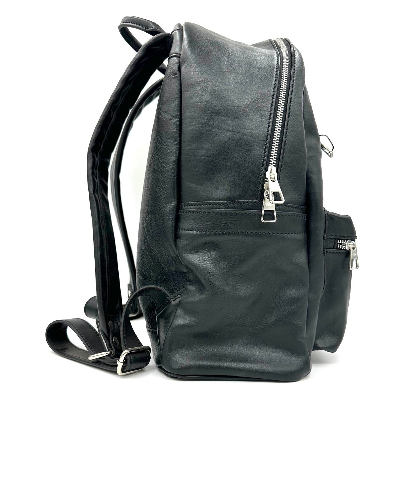zaino in cuoio due tasche