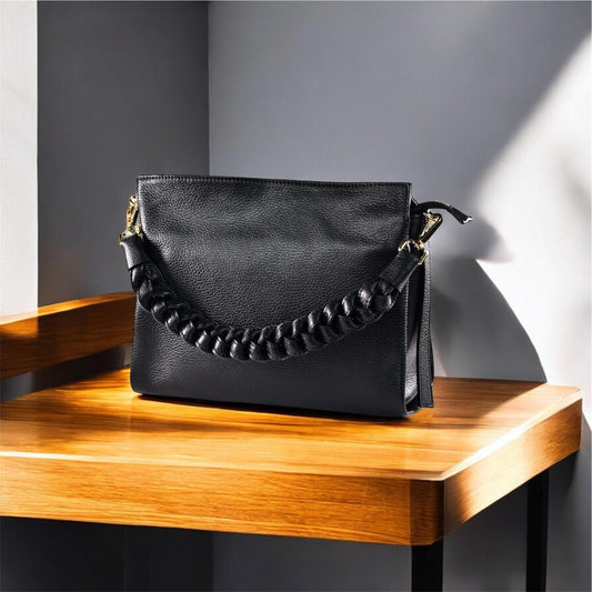 Borsa con treccia