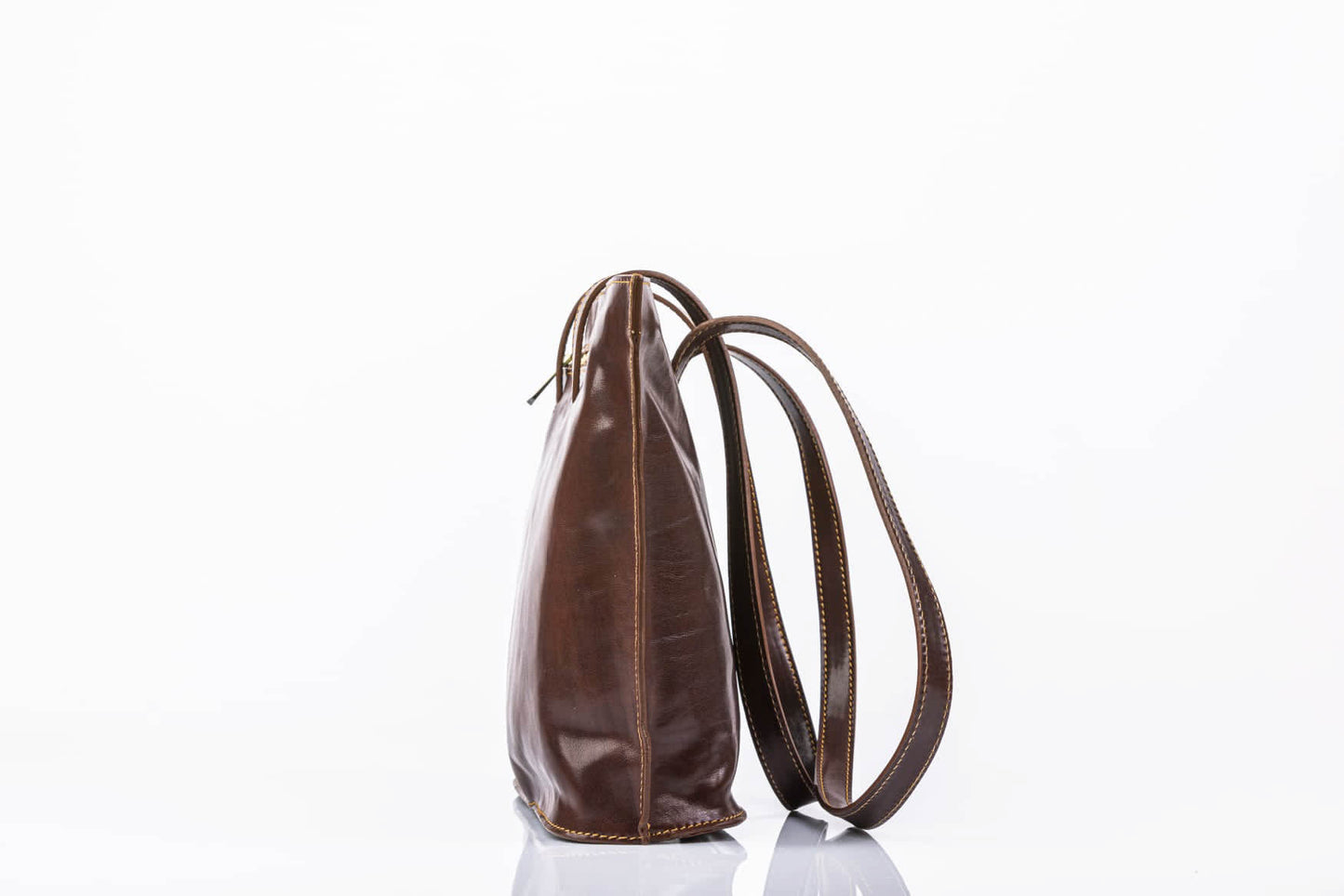 Borsa in cuoio due manici
